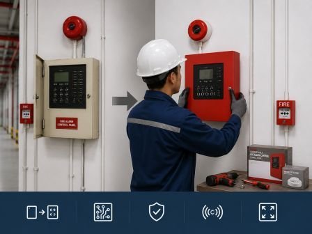 Upgrade fire alarm gedung Jakarta