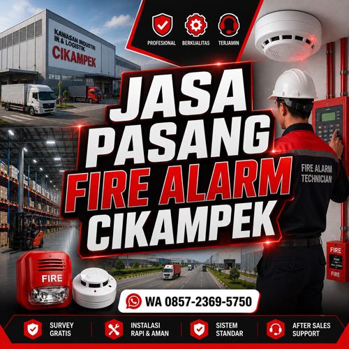 Jasa Pasang Fire Alarm Cikampek untuk gudang pabrik dan kawasan industri