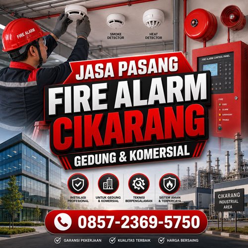 Jasa Pasang Fire Alarm Cikarang untuk gedung dan area komersial di Bekasi