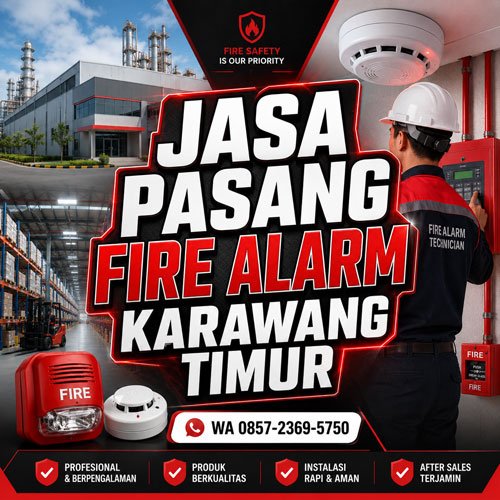 Jasa Pasang Fire Alarm Karawang Timur untuk pabrik gudang dan gedung komersial
