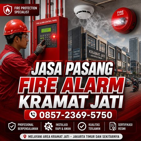 Jasa Pasang Fire Alarm Kramat Jati Jakarta Timur untuk gedung kantor gudang dan bangunan komersial