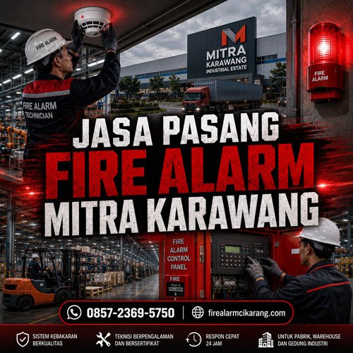 Jasa Pasang Fire Alarm Mitra Karawang untuk pabrik warehouse dan gedung industri