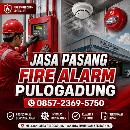 Jasa Pasang Fire Alarm Pulogadung Jakarta Timur untuk pabrik gudang dan gedung industri