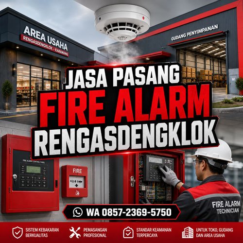 Jasa Pasang Fire Alarm Rengasdengklok untuk toko gudang dan area usaha