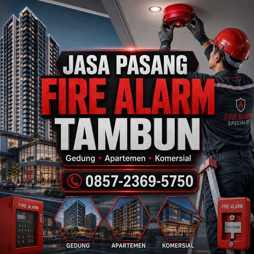 Jasa Pasang Fire Alarm Tambun untuk Gedung Kantor Apartemen dan Area Komersial