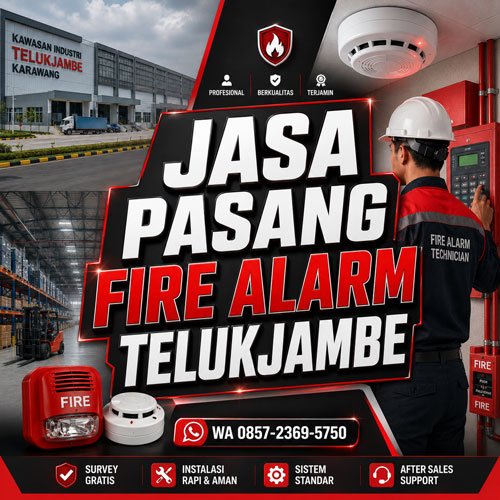 Jasa Pasang Fire Alarm Telukjambe untuk gudang pabrik dan gedung komersial