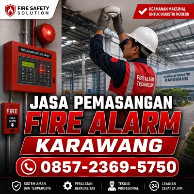 Jasa pemasangan fire alarm Karawang untuk pabrik warehouse dan gedung industri