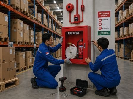 Instalasi Fire Alarm Gudang Bekasi