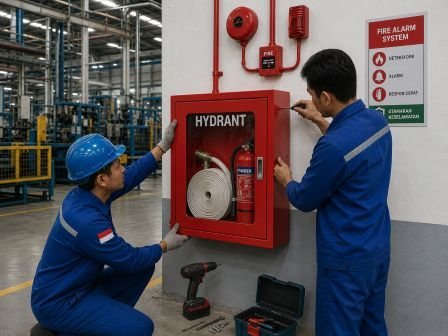 Instalasi Fire Alarm Pabrik Cikarang