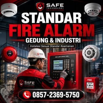 Standar fire alarm gedung dan industri sesuai standar instalasi keamanan kebakaran